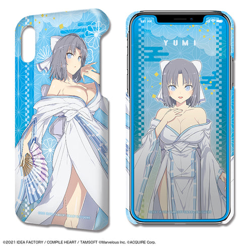 『閃乱忍忍忍者大戦ネプテューヌ -少女達の響艶-』デザジャケット iPhone X/XSケース&保護シート デザイン07(雪泉)